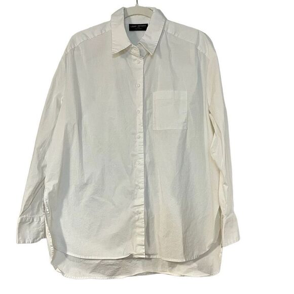 Lane Bryant Women’s Dress White Button Up 14/16 - Picture 1 of 10